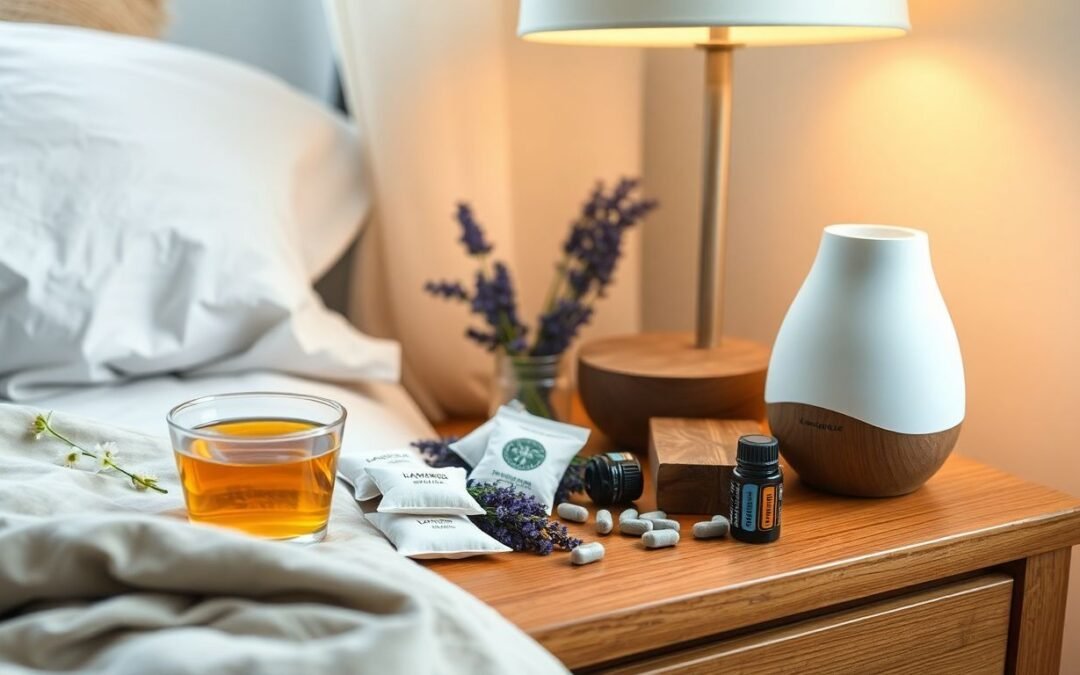 herbs next to bed